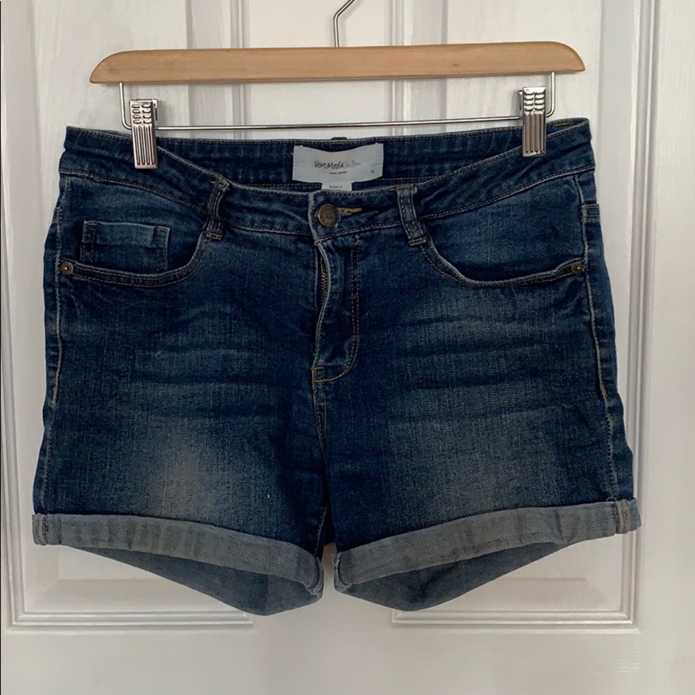 Silver Icing Jean Shorts